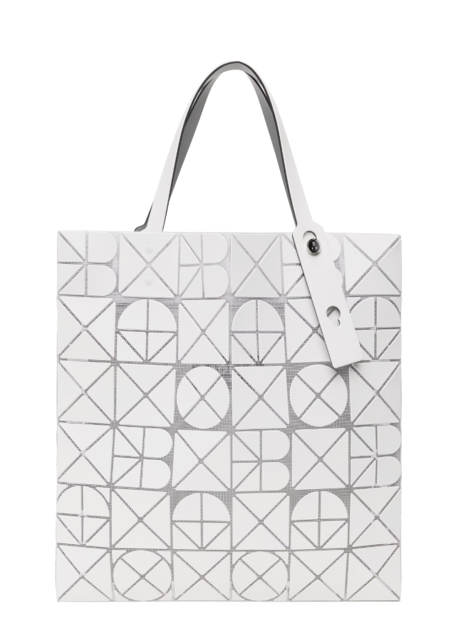 Bao Bao Issey Miyake 화이트 폰트 토트백