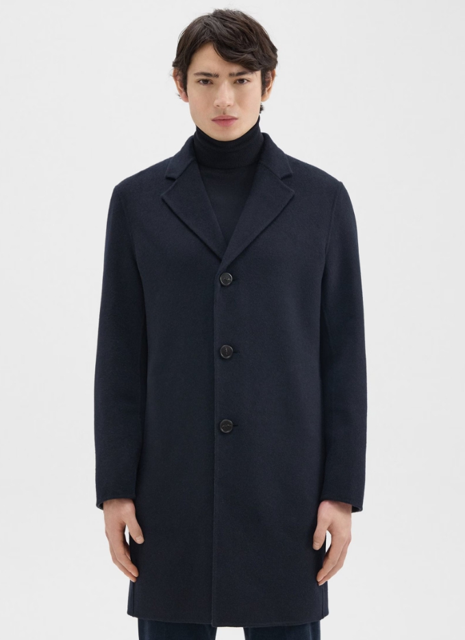 Almec Coat in Double-Face Wool-Cashmere