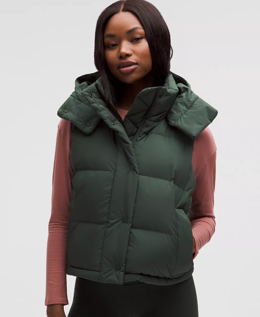 Wunder Puff 600-Down-Fill Cropped Vest