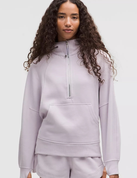 Scuba Oversized Half-Zip Hoodie
