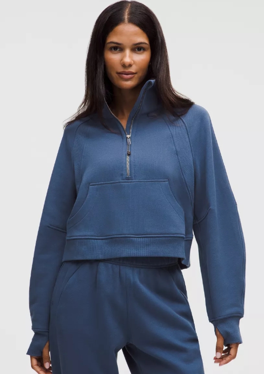 스쿠바 오버사이즈드 퍼넬넥 하프집