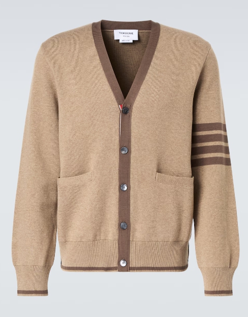 Thom Browne 4-Bar 코튼 카디건