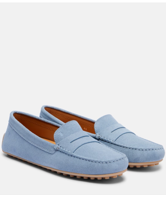 Tod's Gommino 스웨이드 드라이빙 슈즈