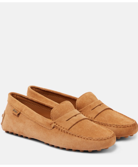 Tod's Gommino 스웨이드 드라이빙 슈즈