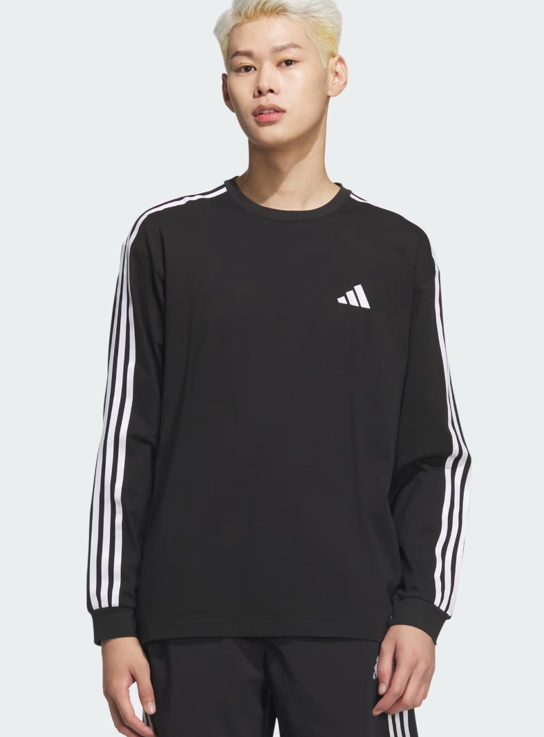 에센셜+ 루즈 핏 3S 긴팔 티