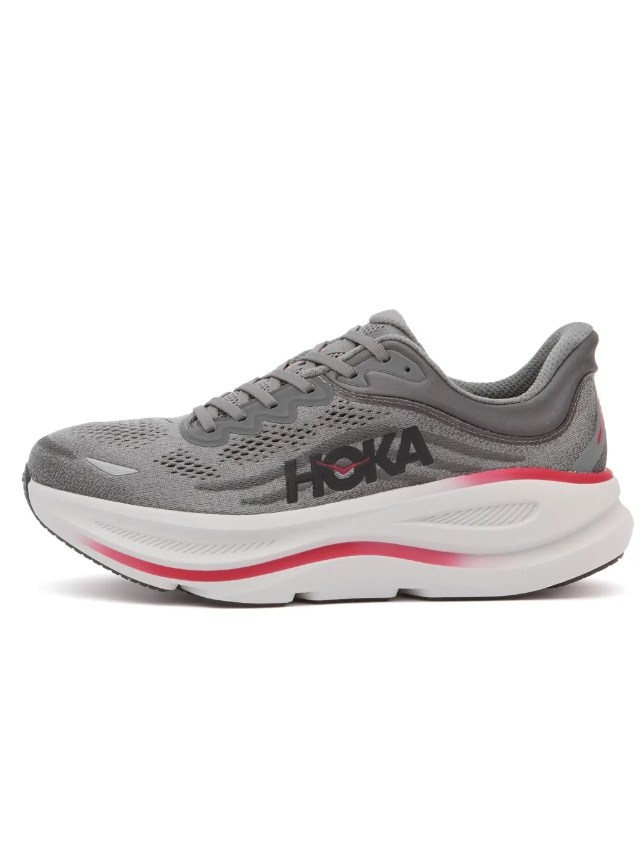 HOKA ONE ONE M Bondi 9 Sneaker Satellite Grey & Outer Orbit