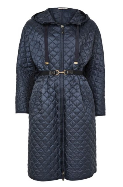 MAX MARA Quilted hooded coat