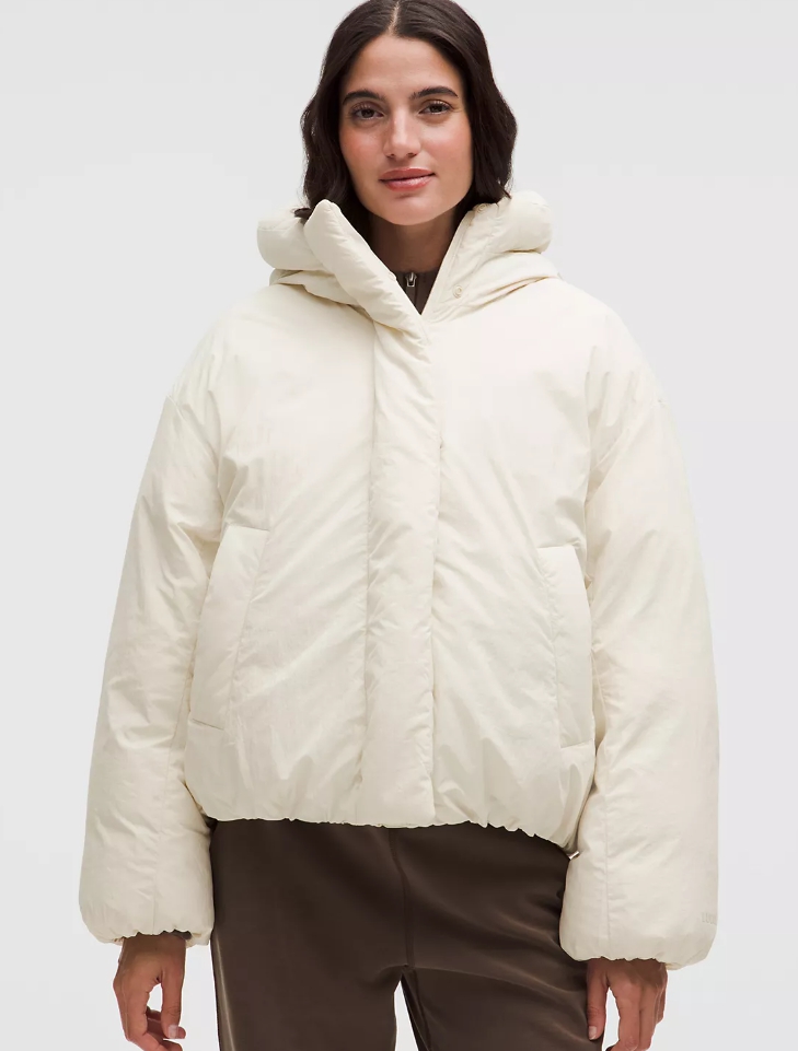 Bubble-Hem 600-Down-Fill Puffer Jacket
