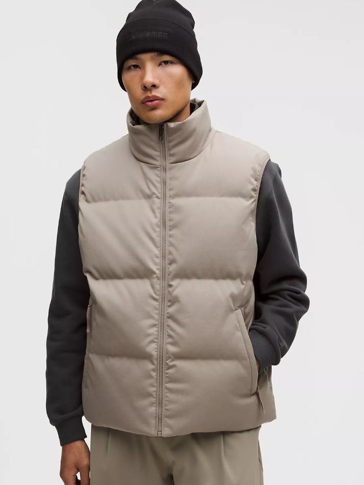 Always Down Puffer Vest Tech Canvas
