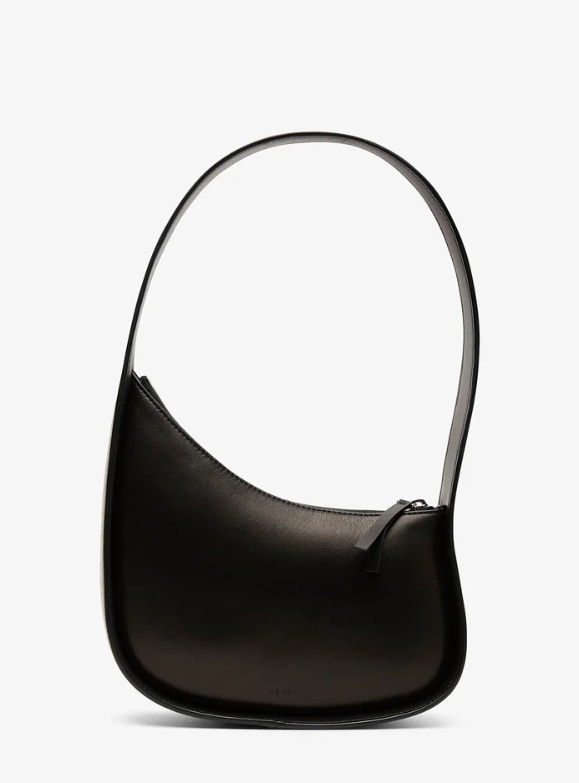The Row Half moon brown leather bag