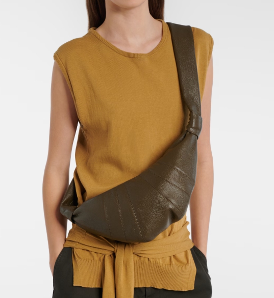 Lemaire Croissant 스몰 레더 백