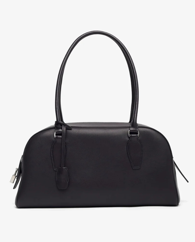 The Row India E/W black shoulder bag
