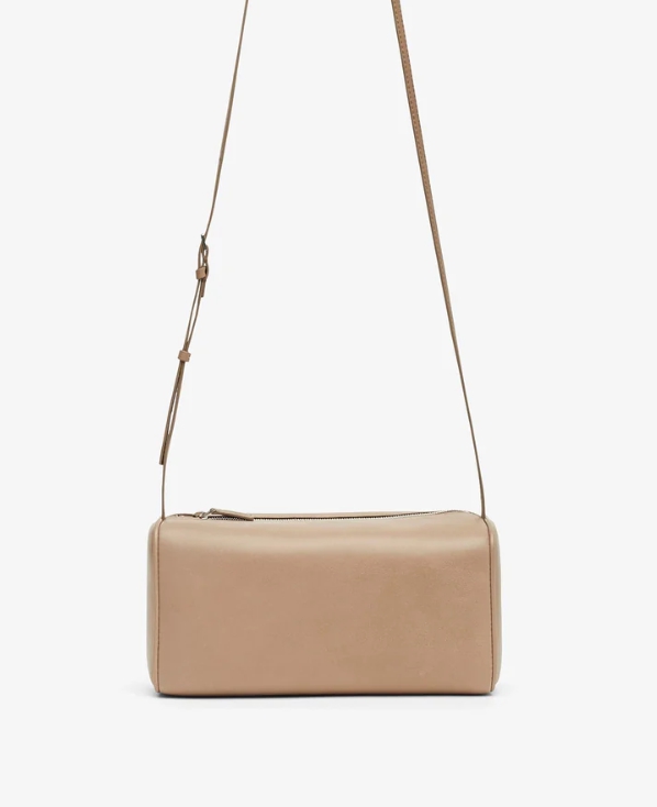 The Row 90'S stone leather crossbody bag