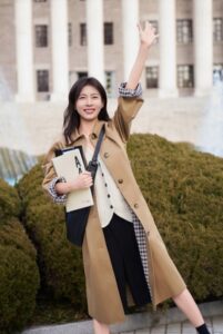 하지원 트렌치코트 한국 무료직배송