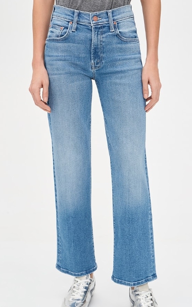 MOTHER The Mid Rise Rambler Zip Ankle Jeans