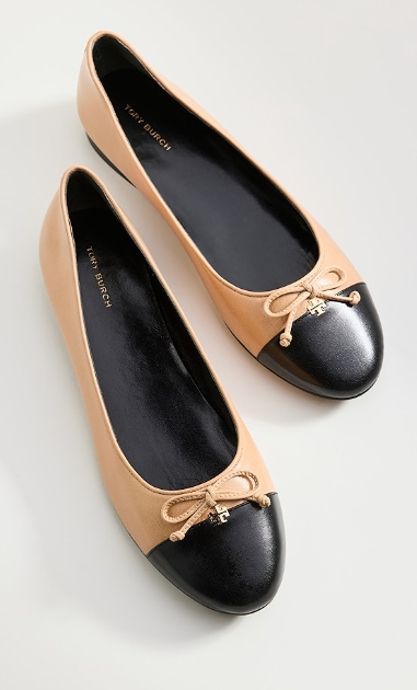 Tory Burch Cap Toe Ballet Flats