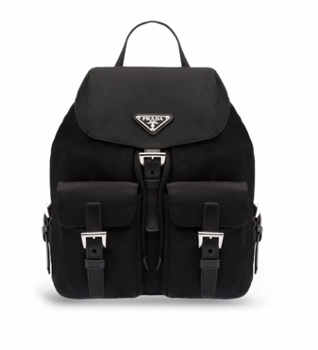 PRADA 트라이앵글 로고 스몰 백팩