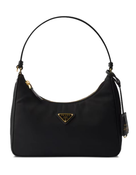 PRADA 2005 리에디션 트라이앵글 로고 미니 숄더 백